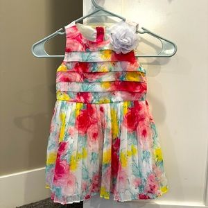 Janie and Jack Easter dress size 2 T worn once